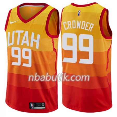 NBA Mænd Trøje Utah Jazz Jae Crowder 99 Nike City Edition Swingman